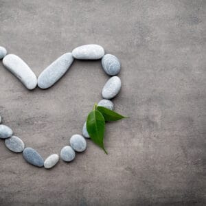 pebble heart