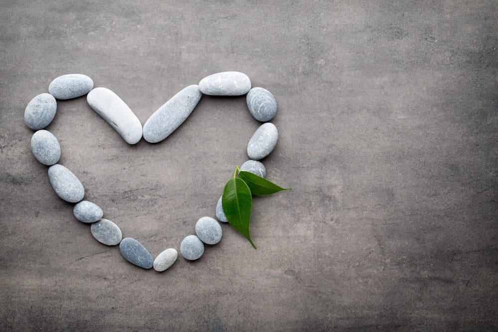 pebble heart